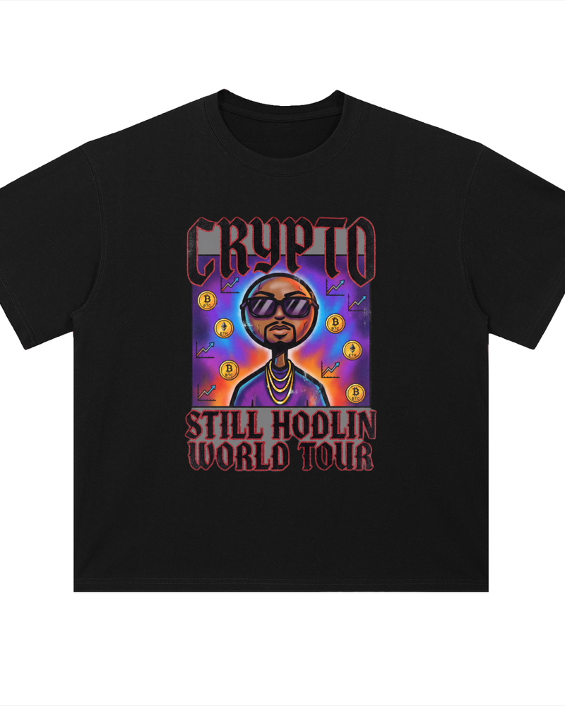 Crypto T-Shirt — Still HODLin' World Tour