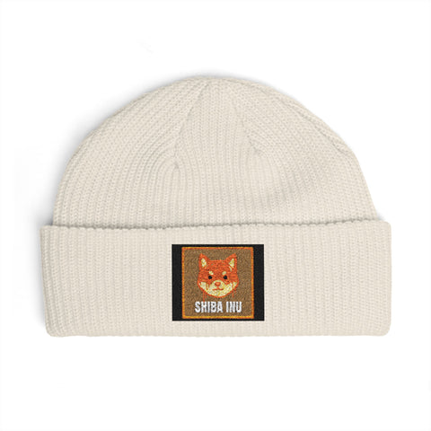 Shiba Inu Beanie — SHIB Logo Cuff