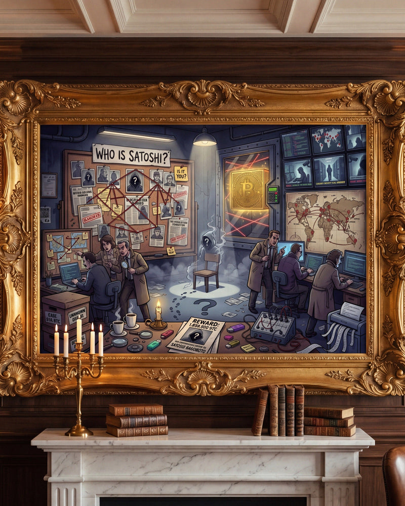 Crypto Jigsaw Puzzle — Mystery of Satoshi