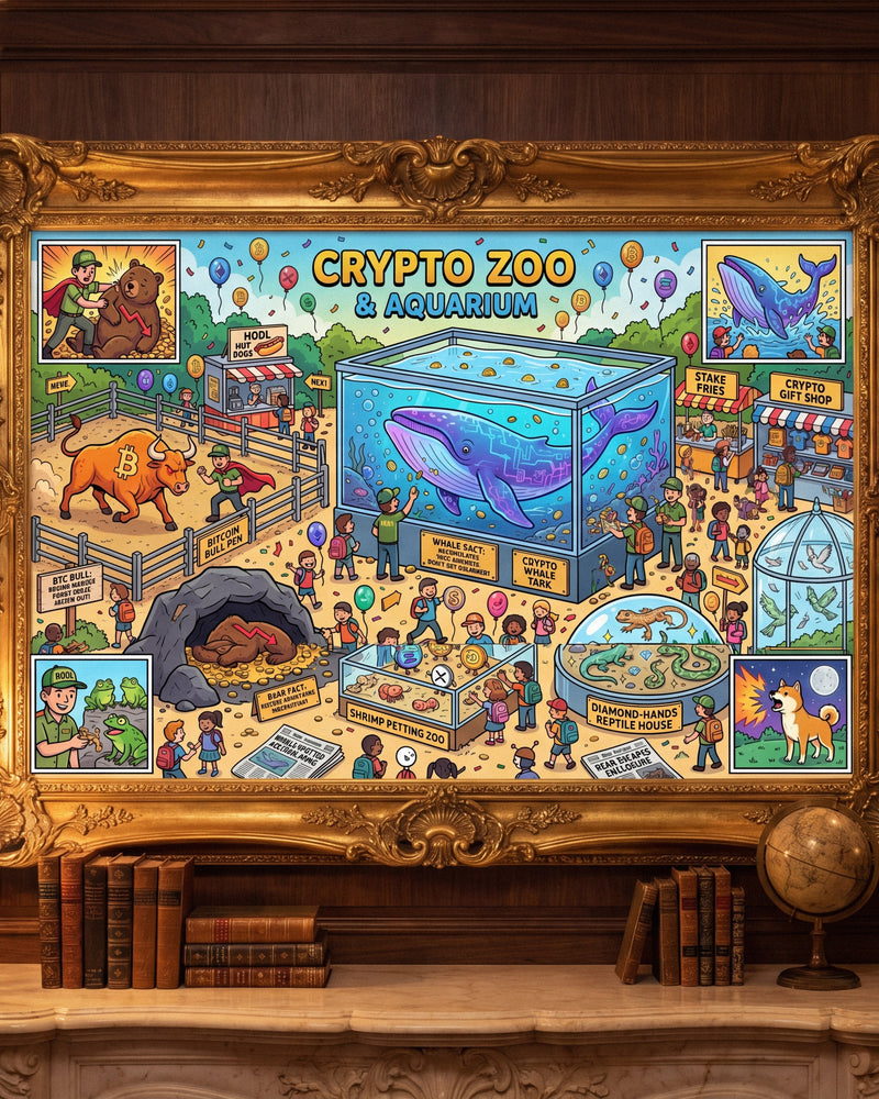 Crypto Jigsaw Puzzle — Zoo & Aquarium