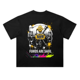 Binance Funds Are SAFU T-Shirt — Vault Stencil Dark Variant