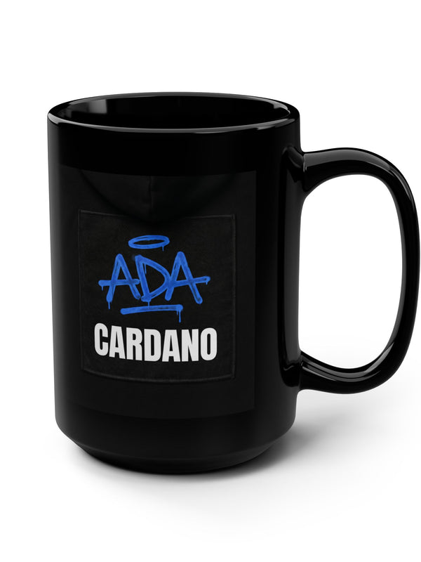 Cardano Mug — ADA Logo Patch — Mr. Lined crypto streetwear