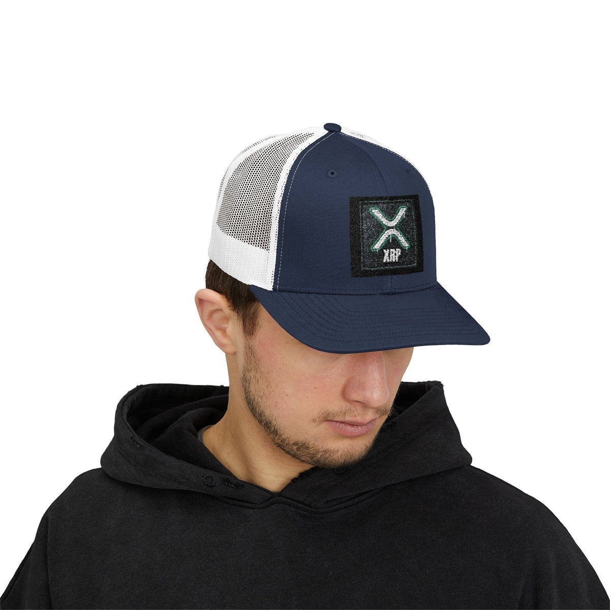 XRP Trucker Cap — Logo Snapback —  — Mr. Lined