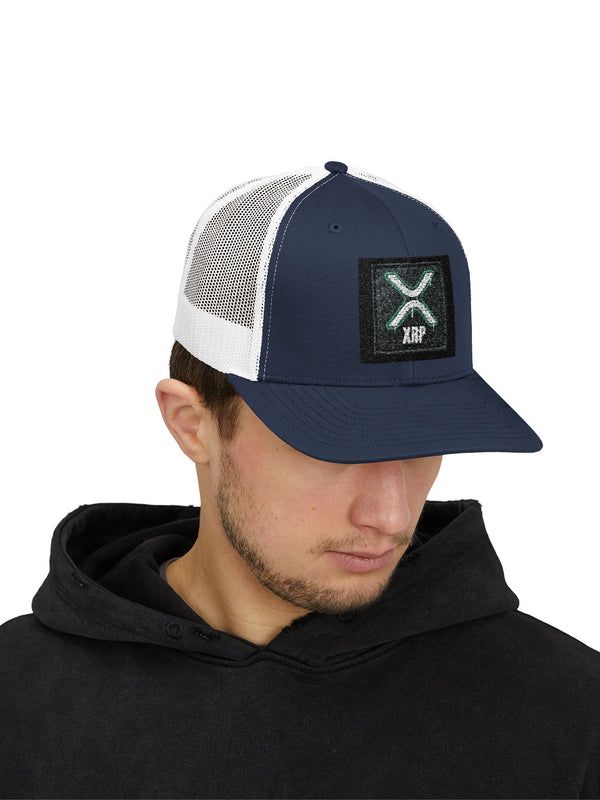 XRP Trucker Cap — Logo Snapback — Mr. Lined