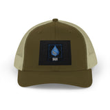 Sui Trucker Cap — Water Drop Snapback