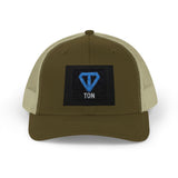 TON Trucker Cap — Blue Diamond Snapback