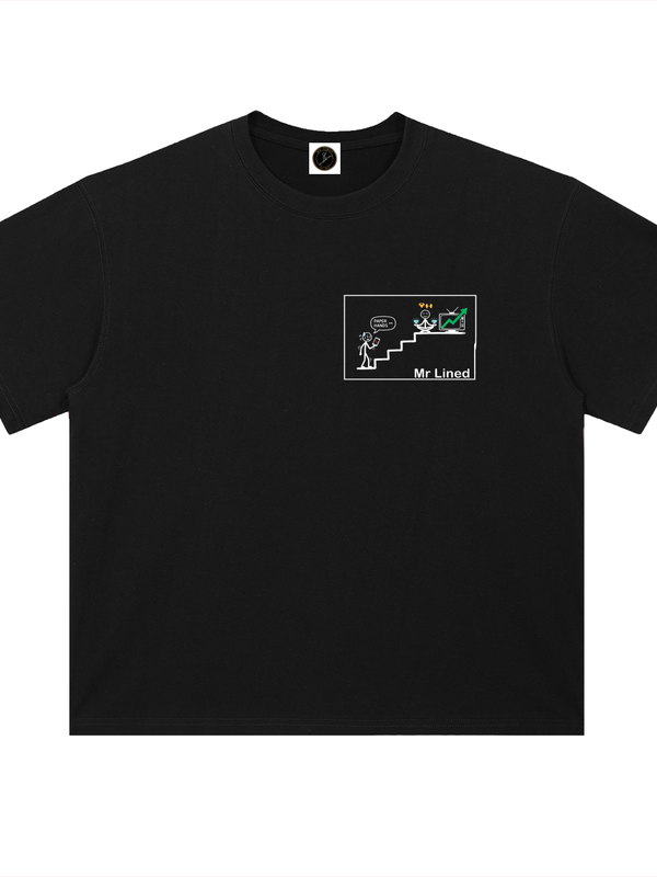 XRP T-Shirt — A Love Story with the SEC — Mr. Lined crypto streetwear