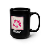 Uniswap Mug — Pink Unicorn Patch