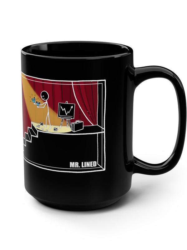 Crypto Mug — Theater Stage Diamond Hands — Mr. Lined crypto streetwear