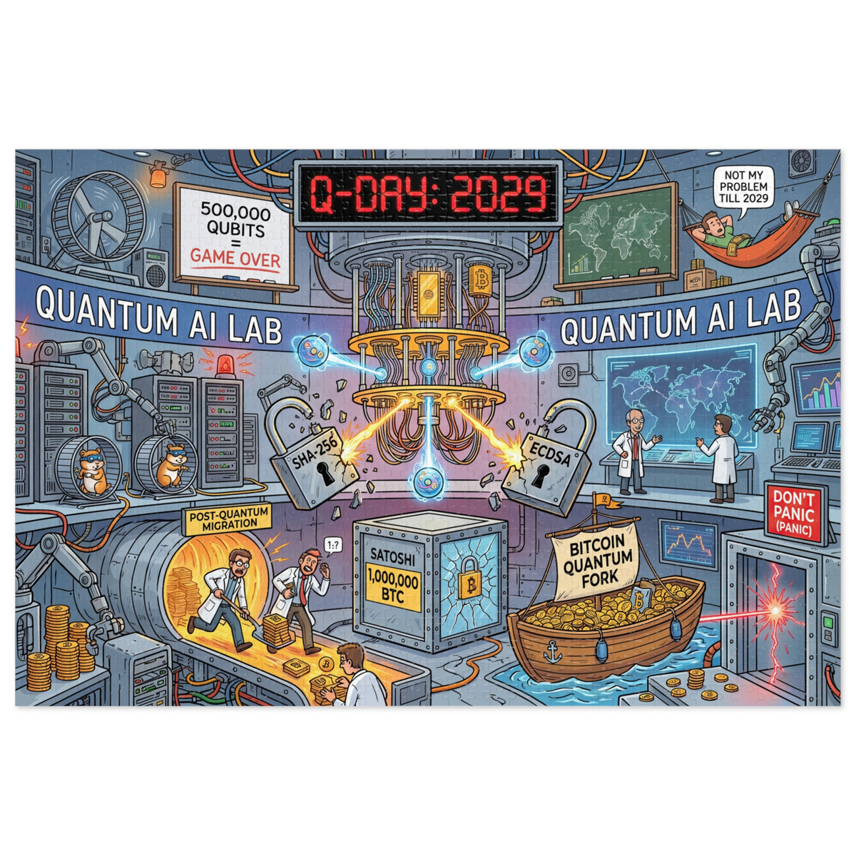 Crypto Jigsaw Puzzle — Quantum AI Lab Q-Day —  — Mr. Lined