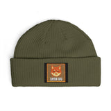 Shiba Inu Beanie — SHIB Logo Cuff