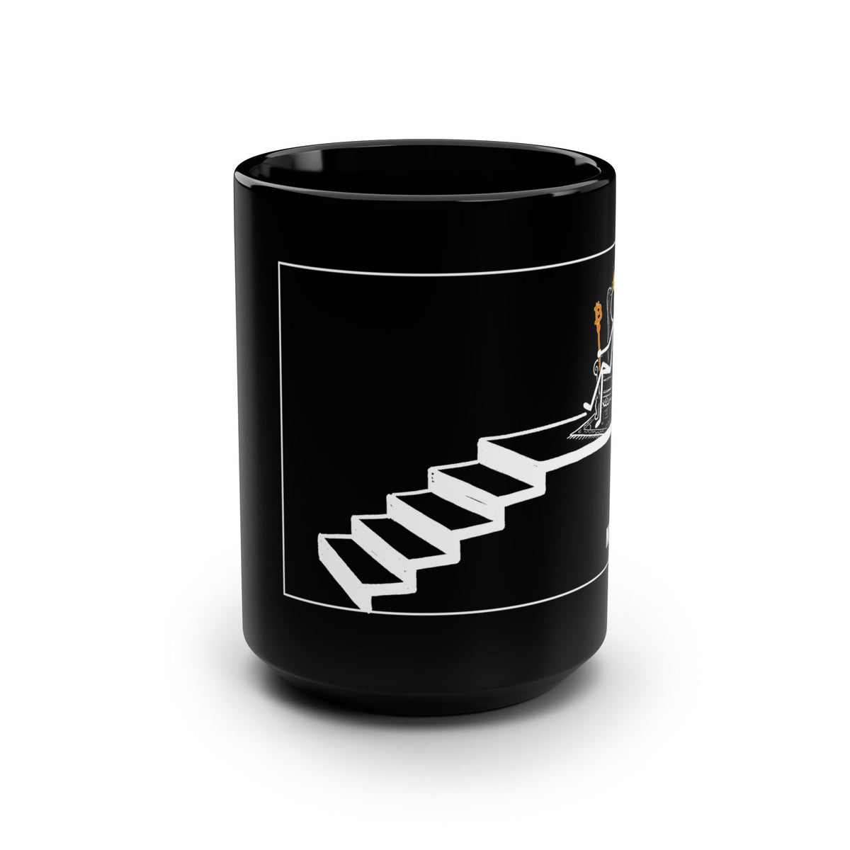 Crypto Mug — Minimalist King on Throne —  — Mr. Lined