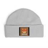 Shiba Inu Beanie — SHIB Logo Cuff