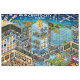 Crypto Jigsaw Puzzle — City Skyline Bitcoin
