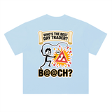 Avalanche AVAX Who's The Best Day Trader T-Shirt — Bashing The Triangle Light Variant