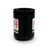 Dogwifhat Mug — Pink Beanie Shiba Patch