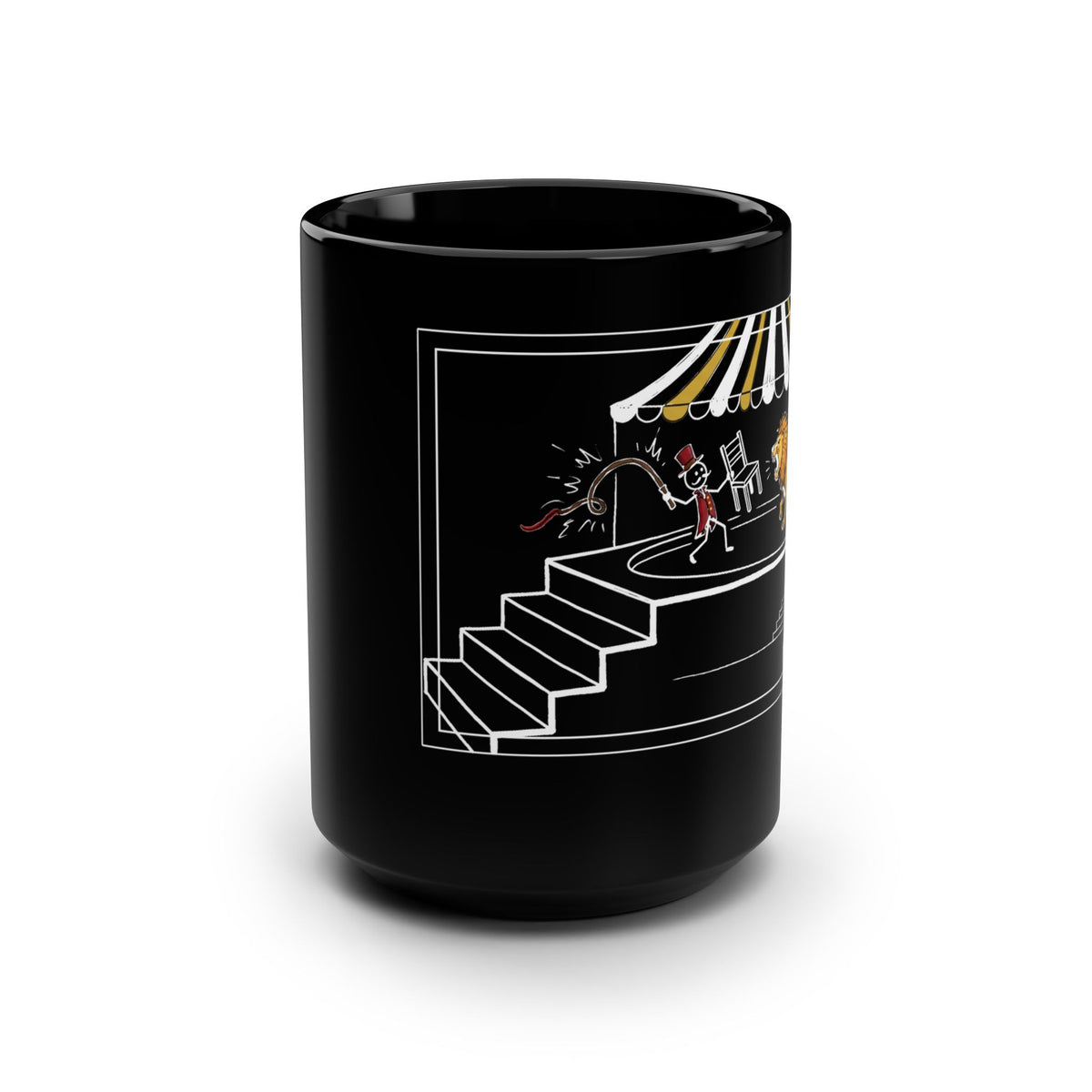 Crypto Mug — Circus Ringmaster Lion Tamer —  — Mr. Lined