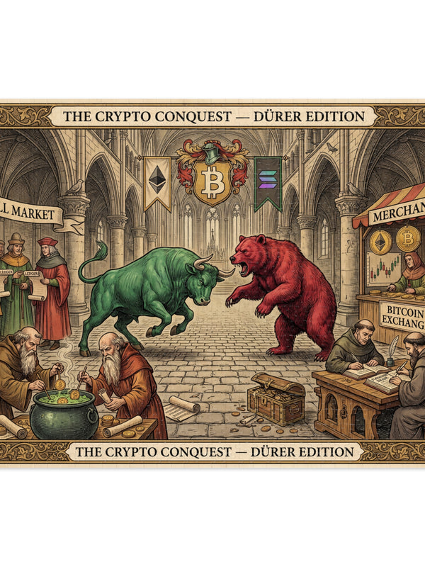 Crypto Jigsaw Puzzle — Durer Medieval Conquest — Mr. Lined crypto streetwear