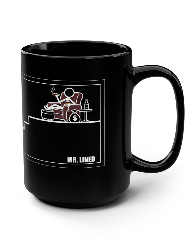 Crypto Mug — Cigar Recliner Money Bag — Mr. Lined crypto streetwear