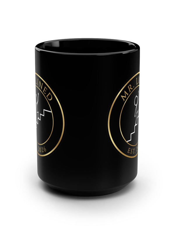 Crypto Mug — Mr. Lined Gold Logo EST 2026 — Mr. Lined crypto streetwear