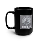 Litecoin Mug — Silver Logo Patch