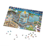Crypto Jigsaw Puzzle — City Skyline Bitcoin