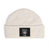 Floki Beanie — Viking Skull Patch