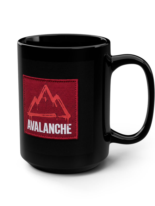 Avalanche Mug — AVAX Mountain Patch — Mr. Lined crypto streetwear
