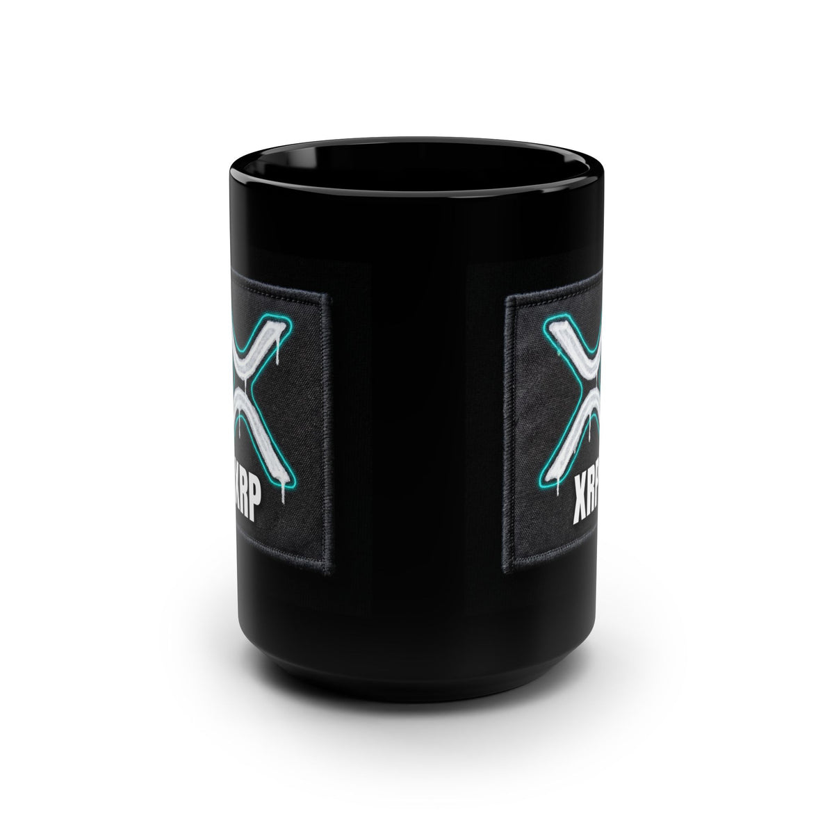 XRP Mug — Neon Logo Patch —  — Mr. Lined