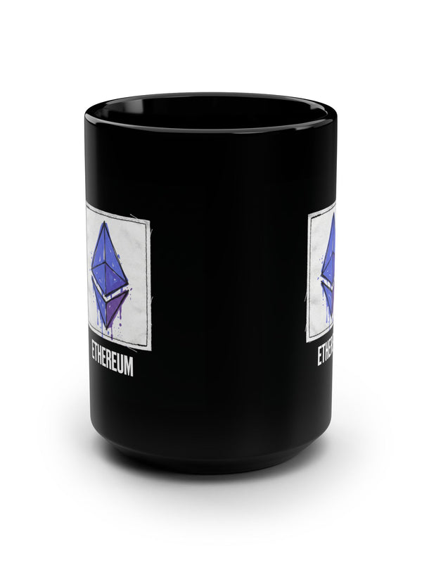 Ethereum Mug — Diamond Logo Patch — Mr. Lined crypto streetwear