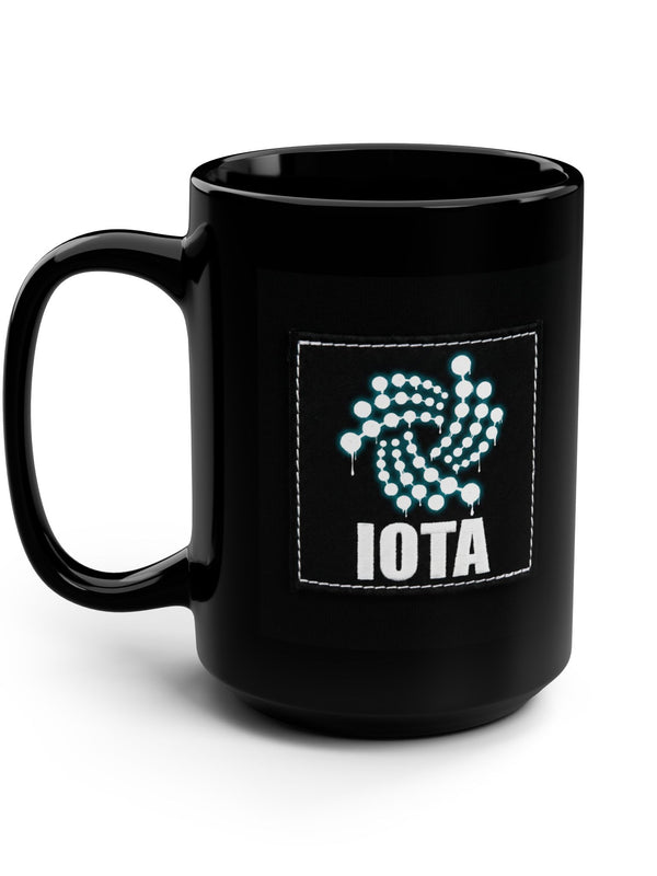 IOTA Mug — Tangle Logo Patch — Mr. Lined crypto streetwear