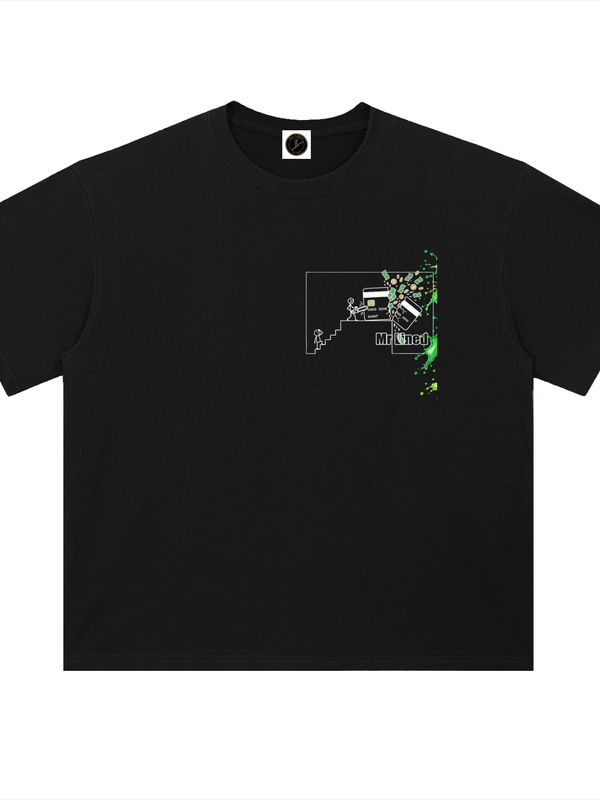 BONK This Airdrop Is For The People T-Shirt — Anti VC Dark Variant — Mr. Lined crypto streetwear