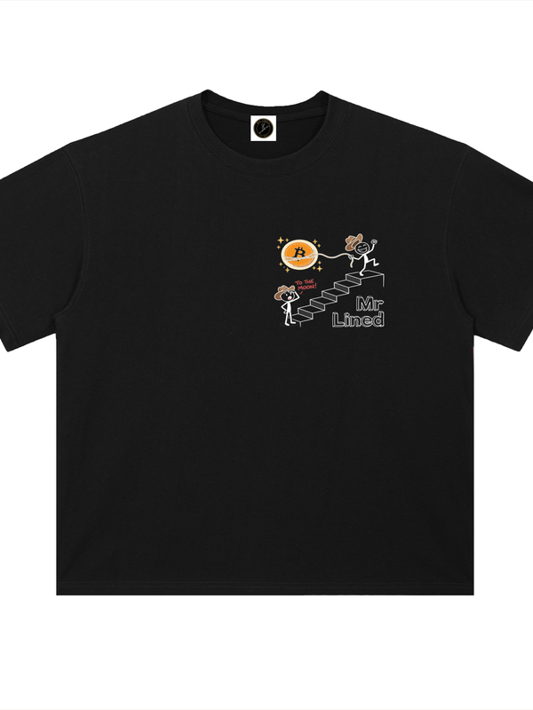 Bitcoin T-Shirt — Crypto Twitter Collage — Mr. Lined crypto streetwear