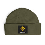 Binance Beanie — BNB Fleur de Lis