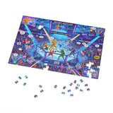 Crypto Jigsaw Puzzle — Neon Fight Night