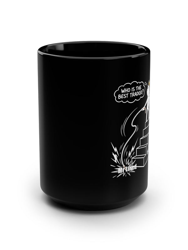 Crypto Mug — Best Trader Crown Cape Purple — Mr. Lined crypto streetwear