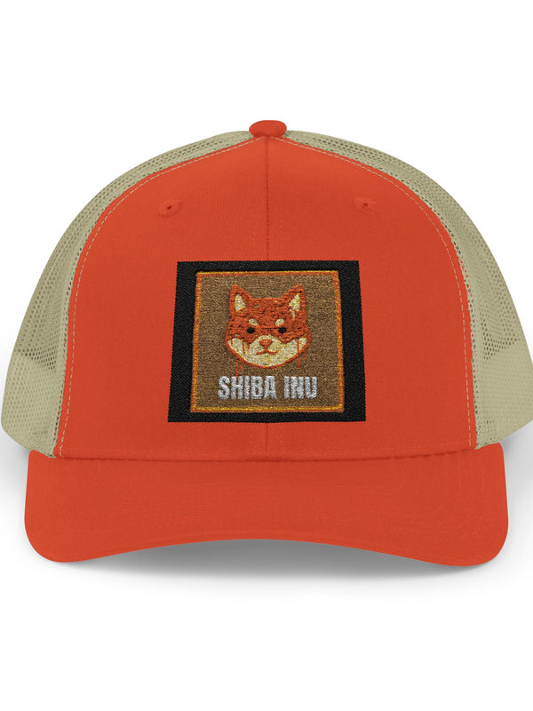 Shiba Inu Trucker Cap — SHIB Snapback — Mr. Lined crypto streetwear