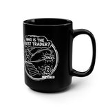 Crypto Mug — Best Trader Crowned Stickman