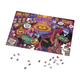 Crypto Jigsaw Puzzle — Neon Casino Sharks