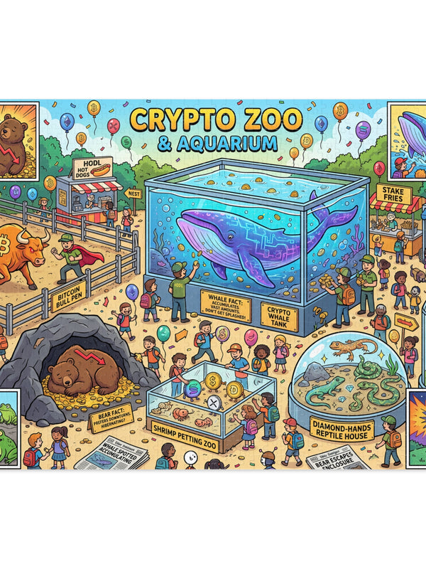 Crypto Jigsaw Puzzle — Zoo & Aquarium — Mr. Lined crypto streetwear