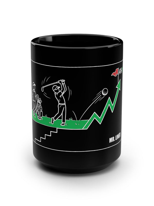 Crypto Mug — Golf ATH Green Uptrend — Mr. Lined crypto streetwear