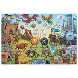 Crypto Jigsaw Puzzle — Bitcoin vs Ripple Battlefield