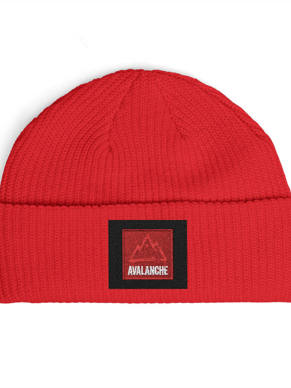 Avalanche Beanie — AVAX Patch — Mr. Lined