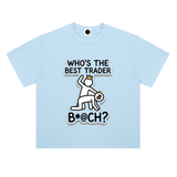 Bitcoin T-Shirt — Best Trader Crowned Stickman