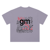 Crypto T-Shirt — GM, Down 40% at 3:47am