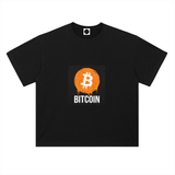 Bitcoin T-Shirt — Orange Drip Logo