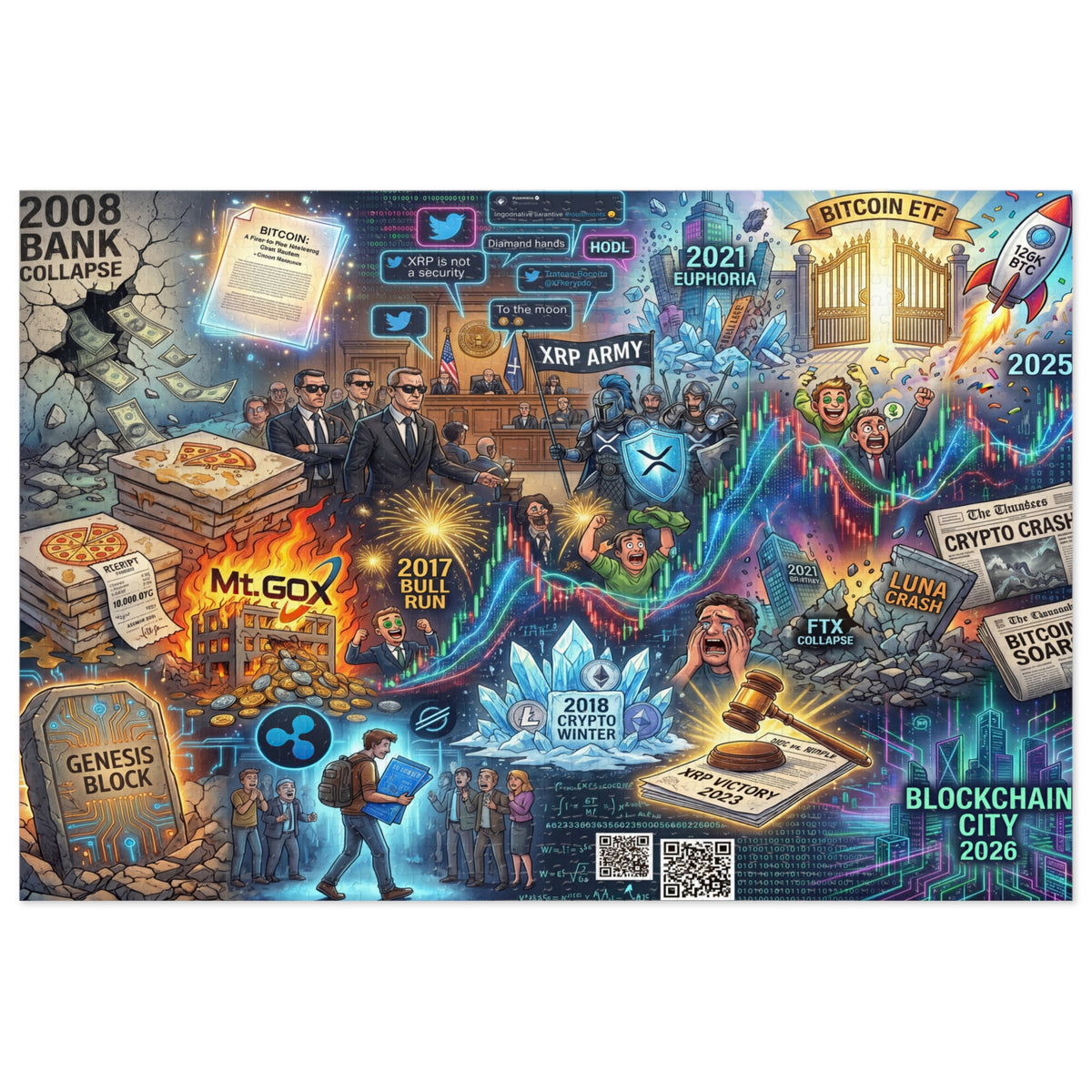 Crypto Jigsaw Puzzle — Chronicles 2008–2026 —  — Mr. Lined