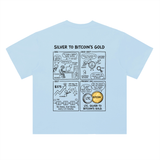 Litecoin Silver To Bitcoin's Gold T-Shirt — Comic Light
