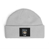 Floki Beanie — Viking Skull Patch