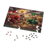 Crypto Jigsaw Puzzle — Renaissance Bull vs Bear